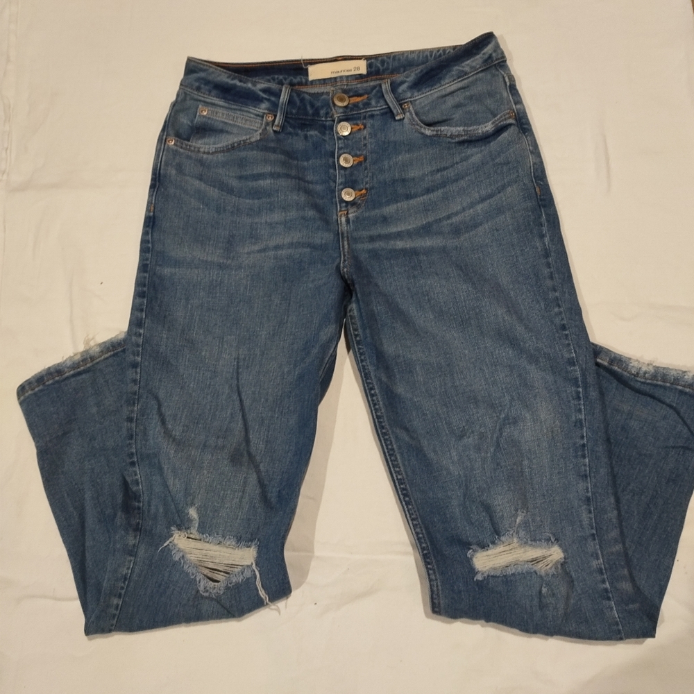 HIGH WAISTED BOYFRIEND/MOM JEANS FROM MAURICES